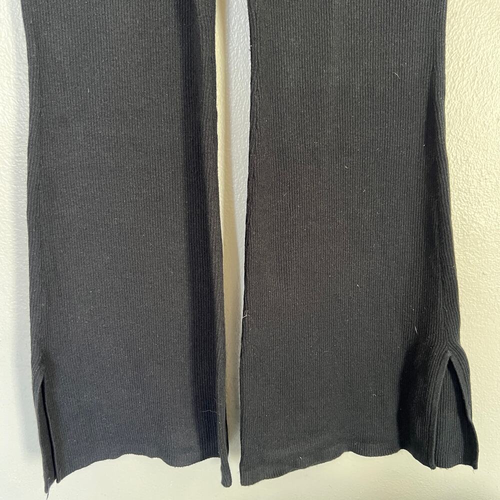 Favorite Daughter Pants Women's Sz M Black Trousers Flare Leg Classic Minimalist - Picture 6 of 12